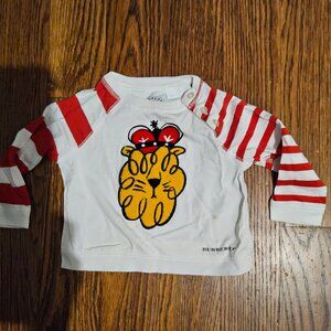 Burberry baby tshirt size 9 months
